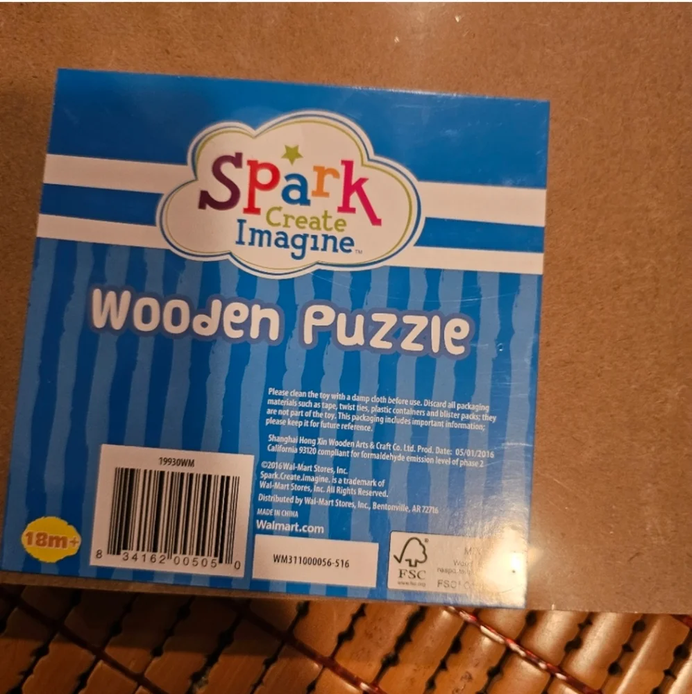 Wooden Puzzle, garden and flowers new